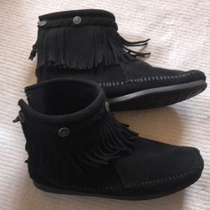 Suede Minnetonka Ankle Boots